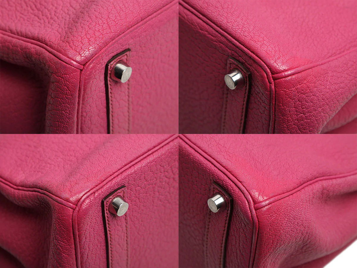 Hermès’ Fuchsia Chèvre HAC Birkin 28 - Image 10