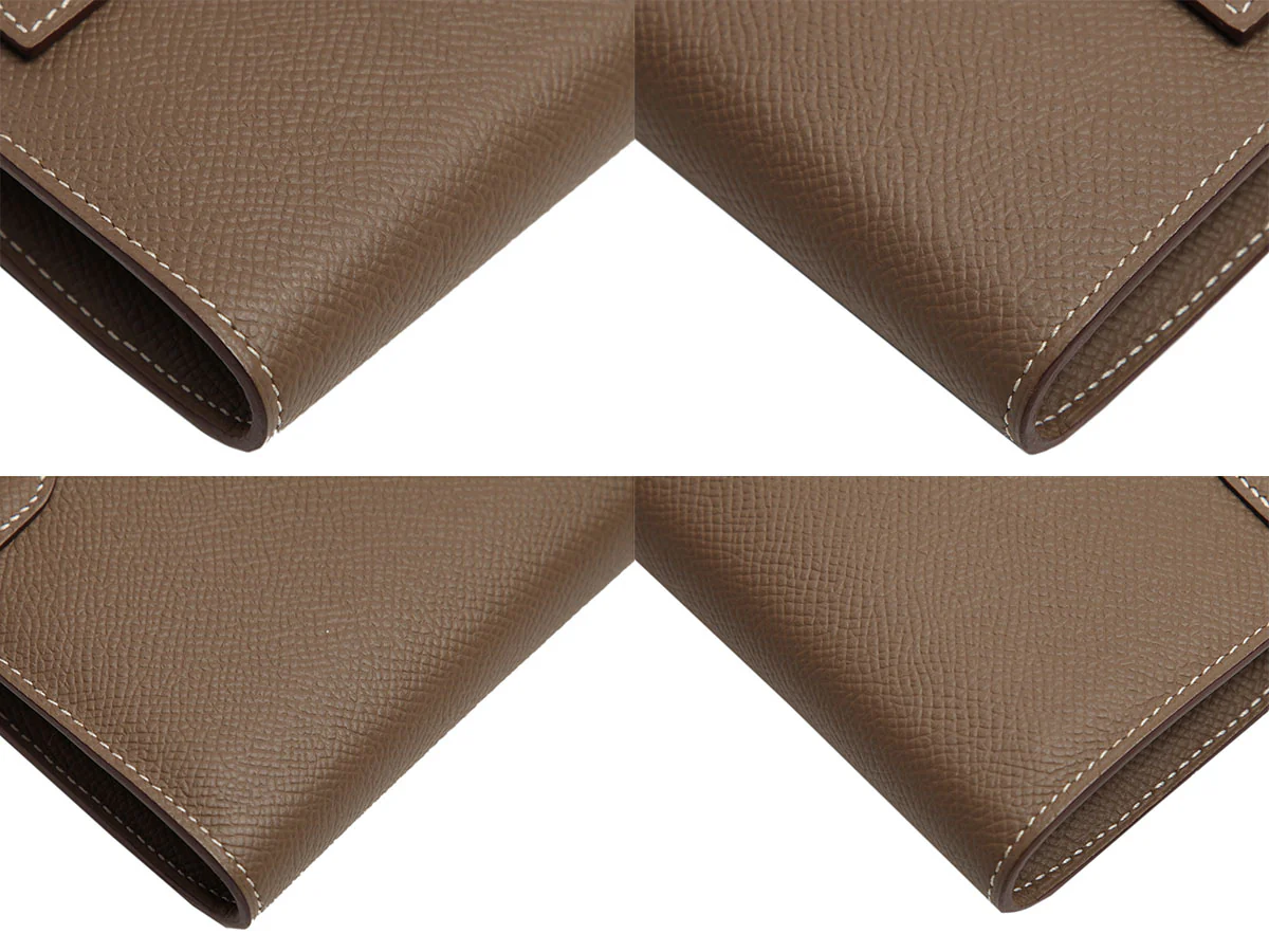 Hermès Etoupe Epsom Kelly Longue Wallet - Image 10