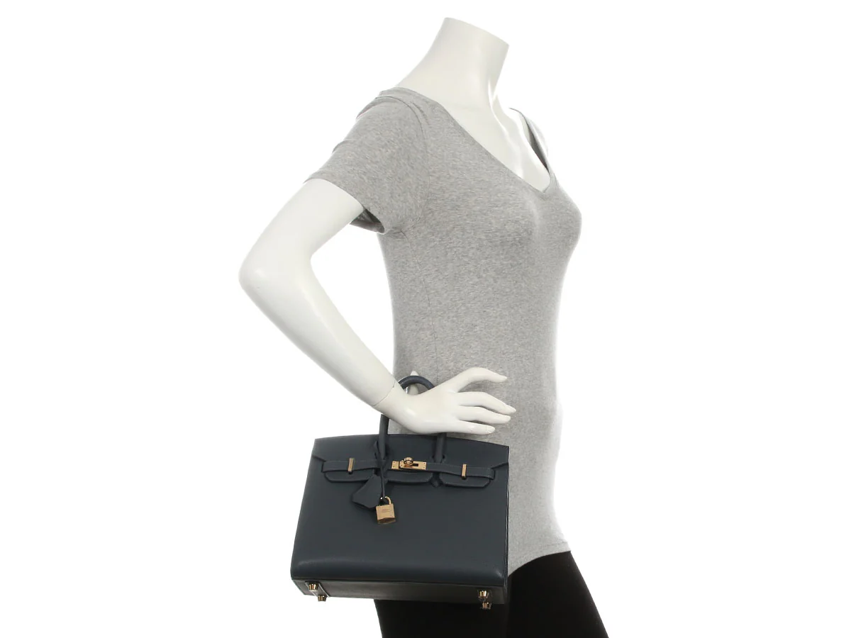 Hermès Gris Misty Epsom Birkin 25 - Image 11