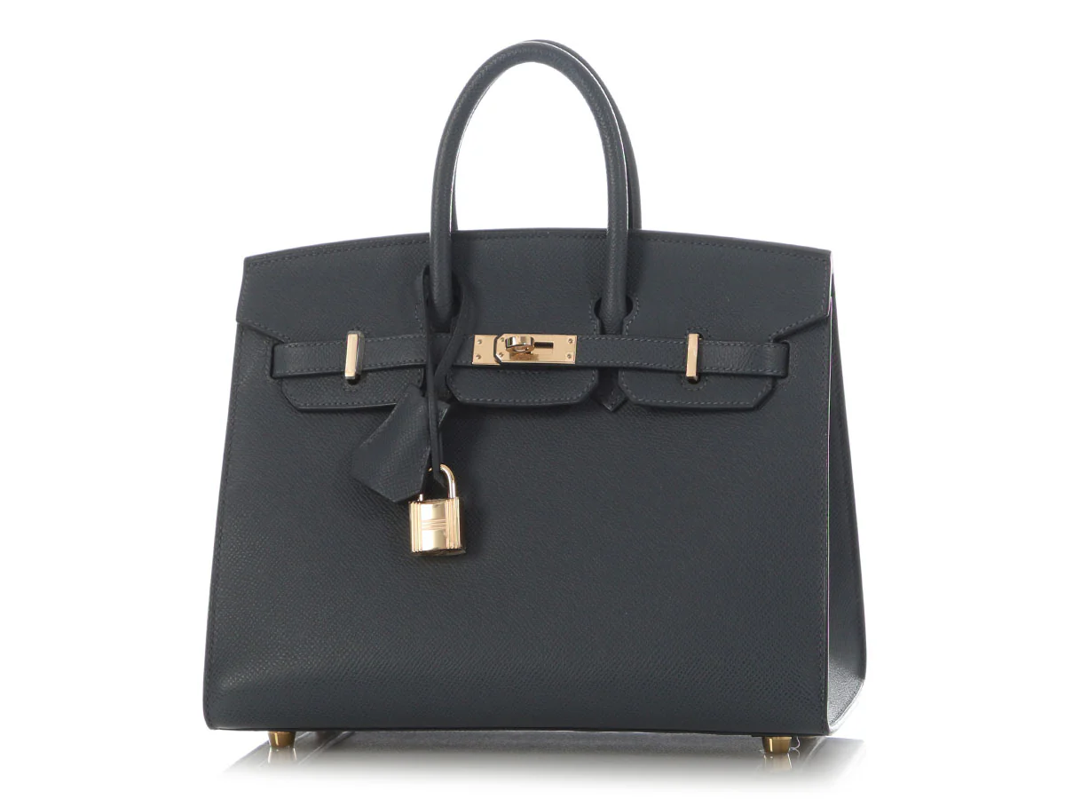 Hermès Gris Misty Epsom Birkin 25 - Image 2