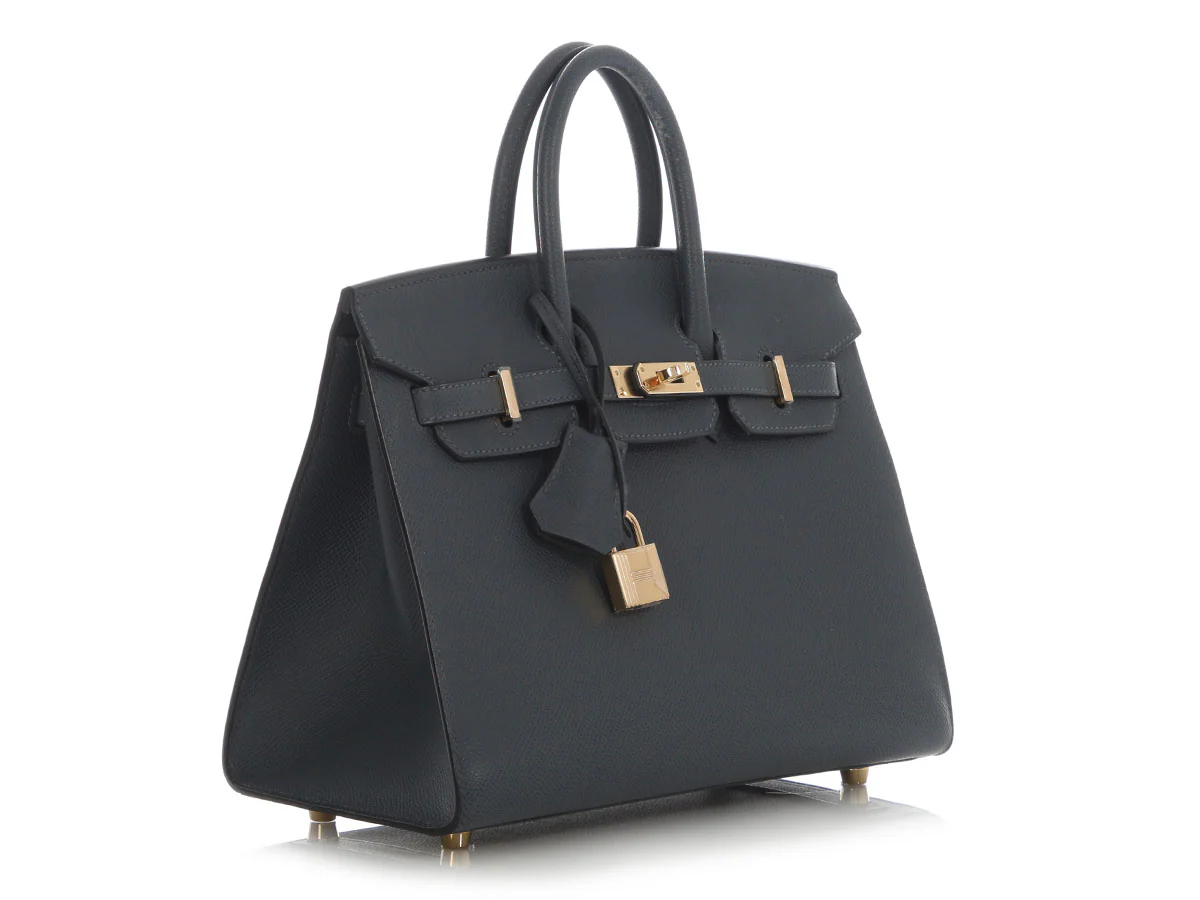 Hermès Gris Misty Epsom Birkin 25 - Image 5