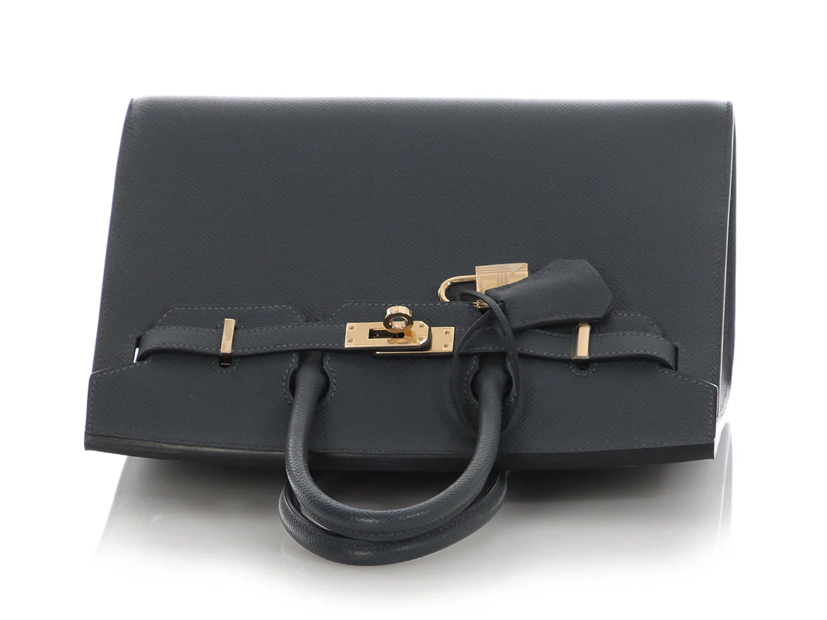 Hermès Gris Misty Epsom Birkin 25 - Image 7