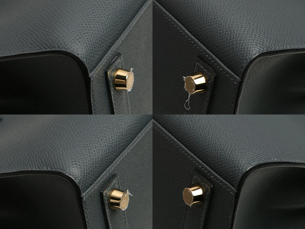 Hermès Gris Misty Epsom Birkin 25 - Image 9