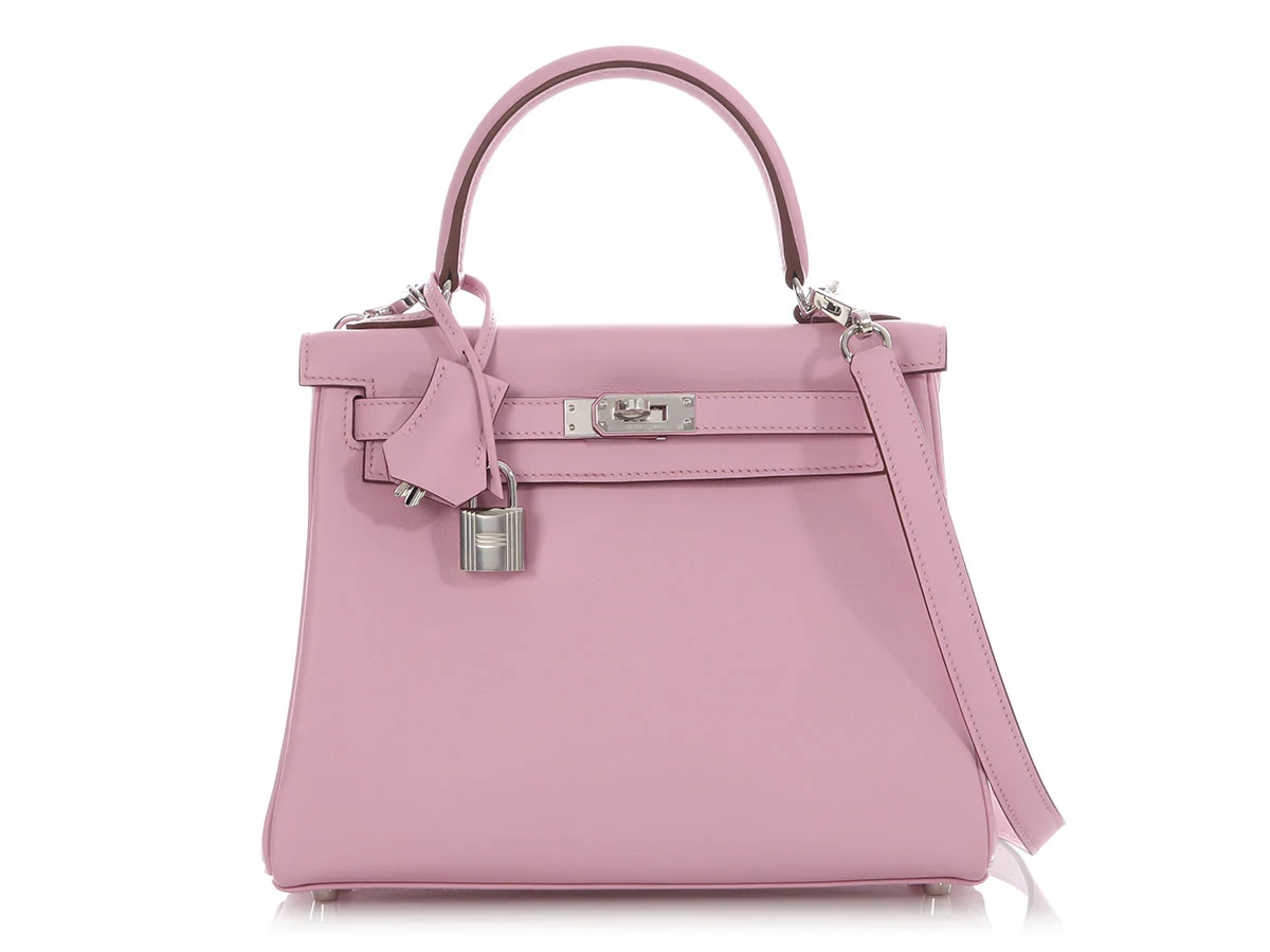 Hermès Mauve Sylvestre Swift Kelly 25