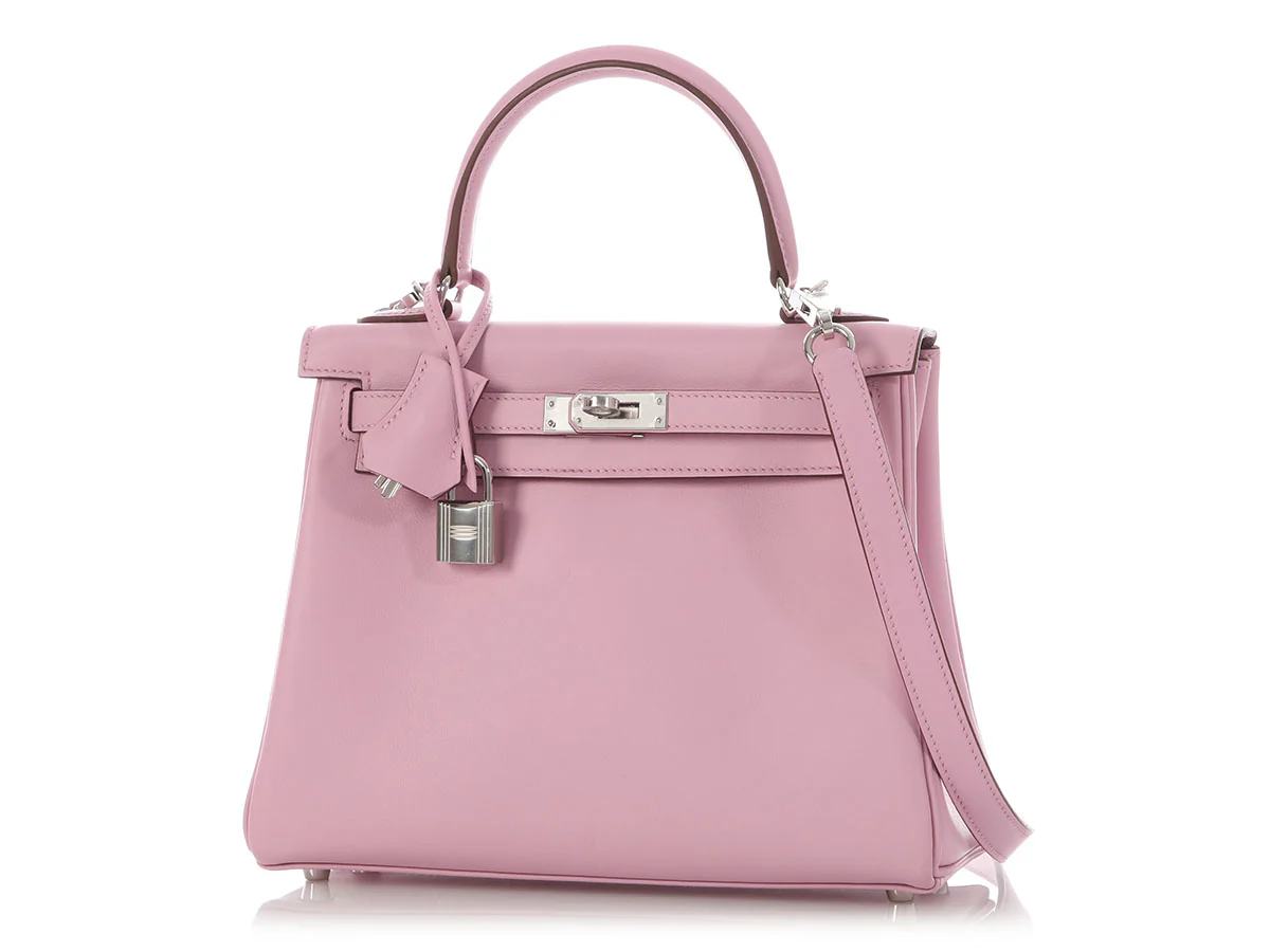 Hermès Mauve Sylvestre Swift Kelly 25 - Image 2