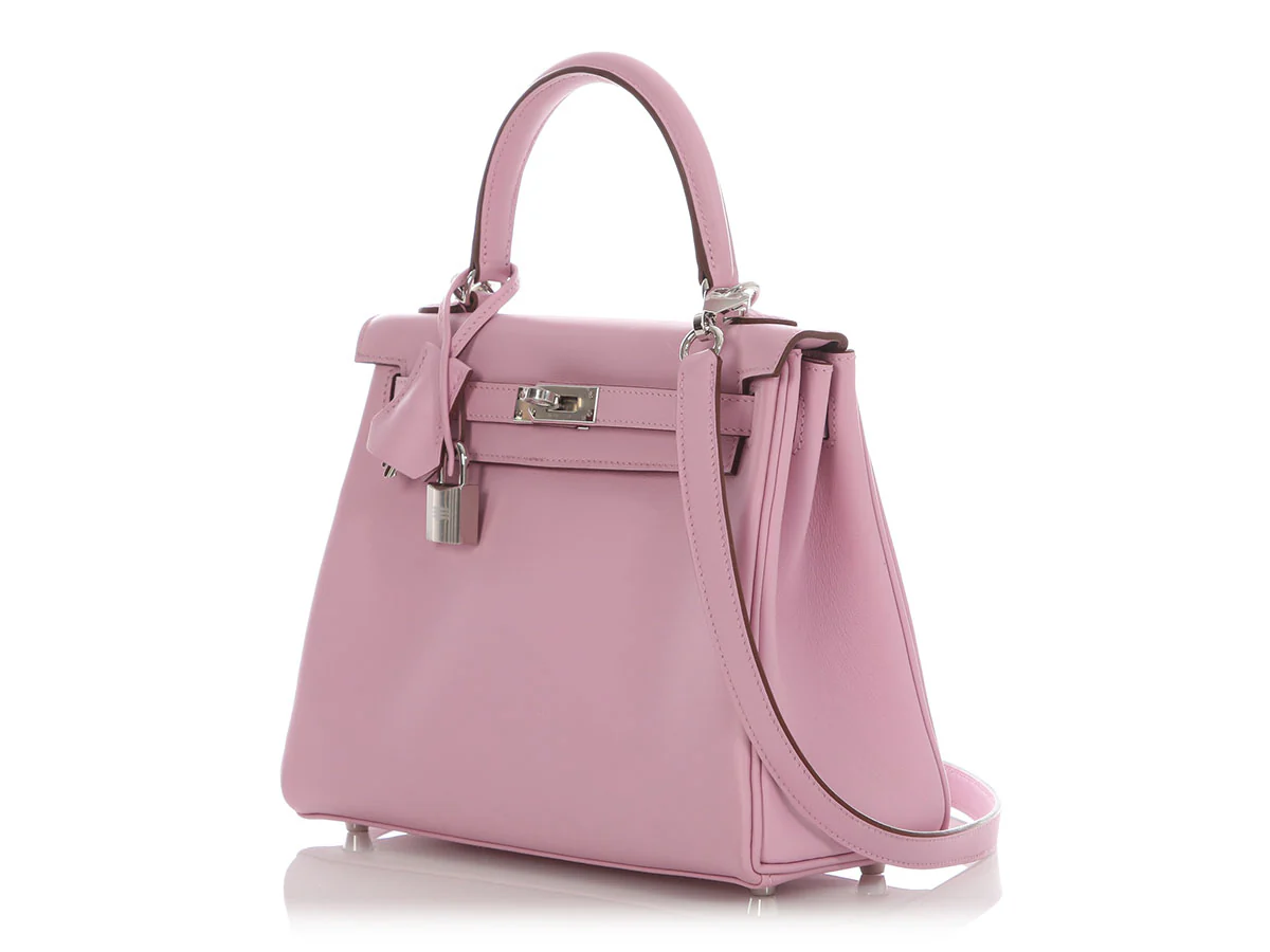 Hermès Mauve Sylvestre Swift Kelly 25 - Image 3