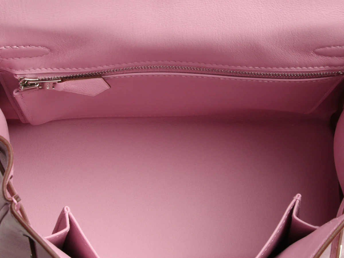 Hermès Mauve Sylvestre Swift Kelly 25 - Image 8