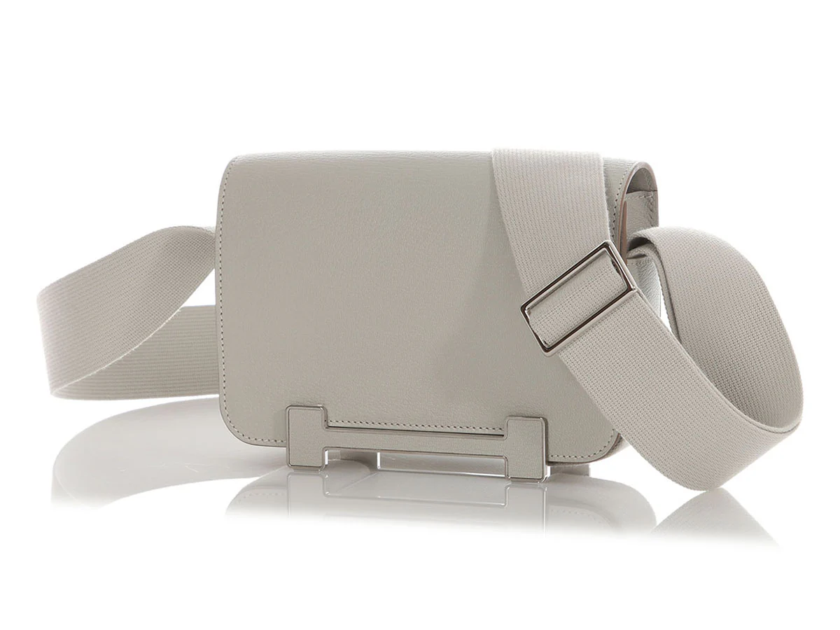 Hermès Gris Perle Chèvre Geta - Image 2