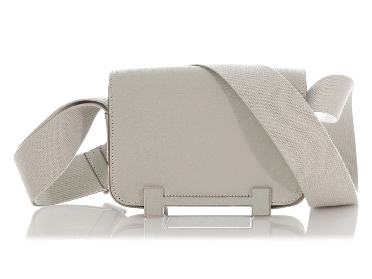 Hermès Gris Perle Chèvre Geta - Image 4