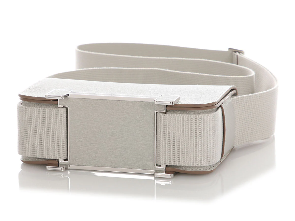 Hermès Gris Perle Chèvre Geta - Image 6