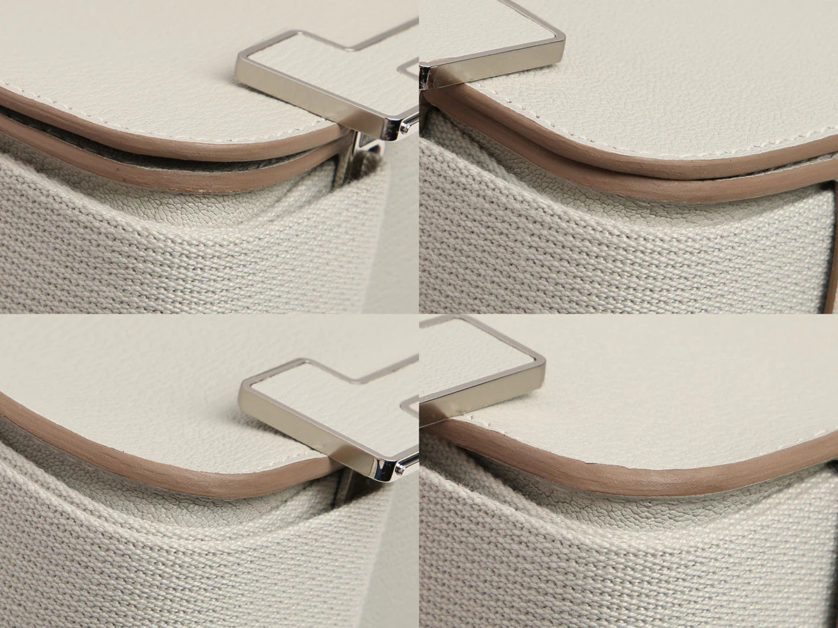 Hermès Gris Perle Chèvre Geta - Image 7