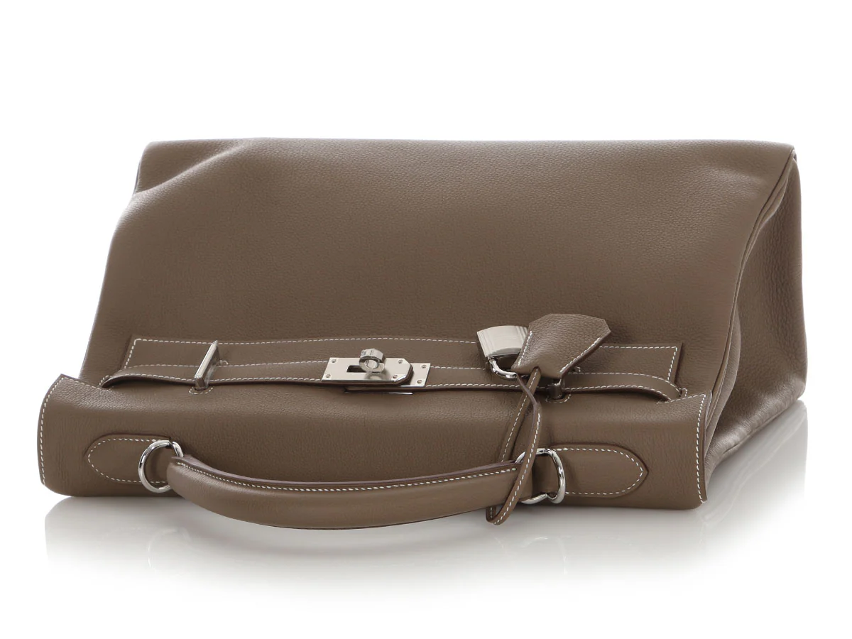 Hermès Etoupe Togo Maxi Kelly 42 - Image 7