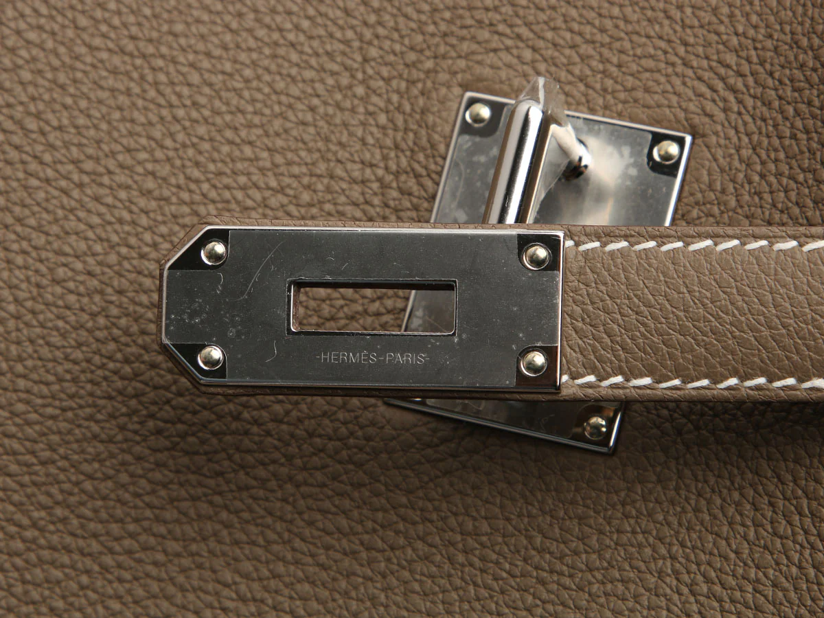 Hermès Etoupe Togo Maxi Kelly 42 - Image 9