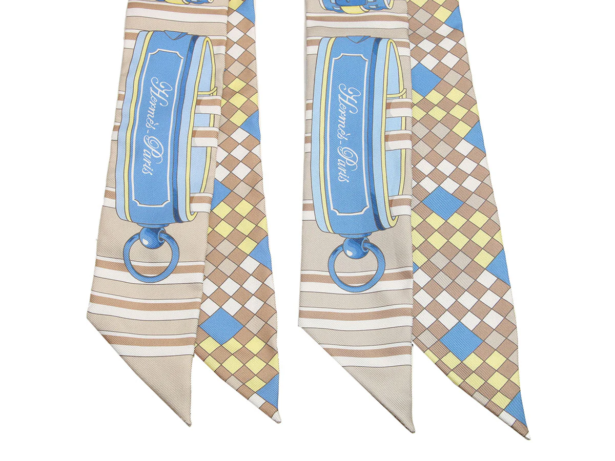 Hermès Collier de Chien Silk Twilly Pair - Image 2