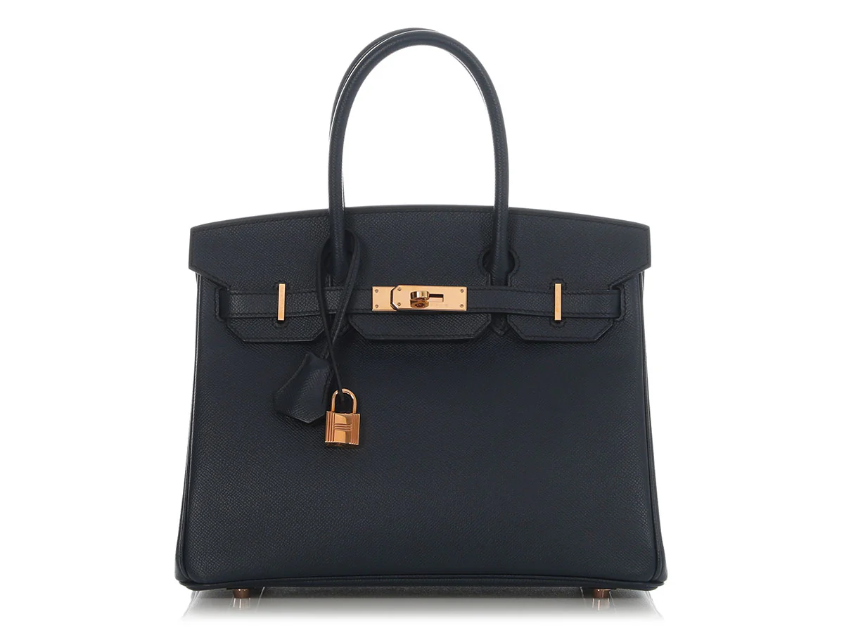 Hermès Bleu Indigo Epsom Birkin 30