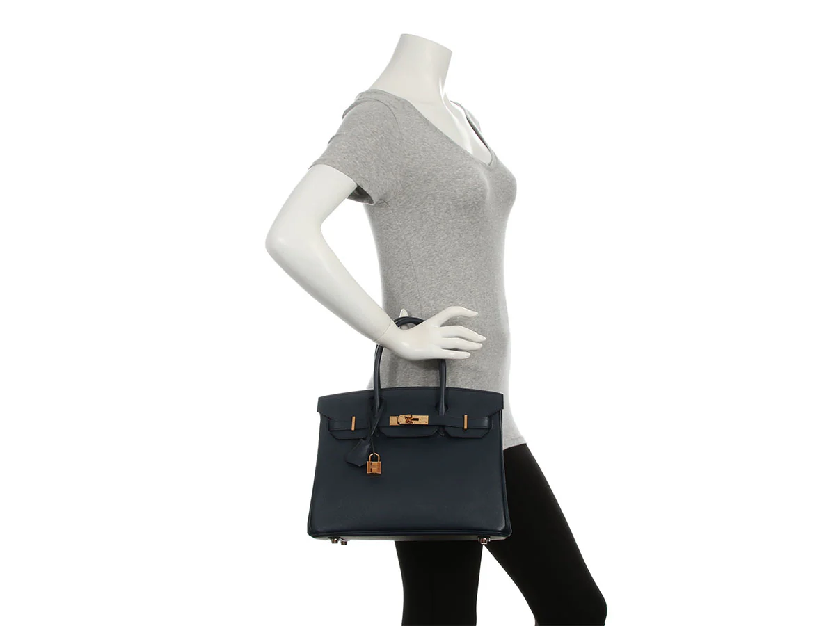 Hermès Bleu Indigo Epsom Birkin 30 - Image 11