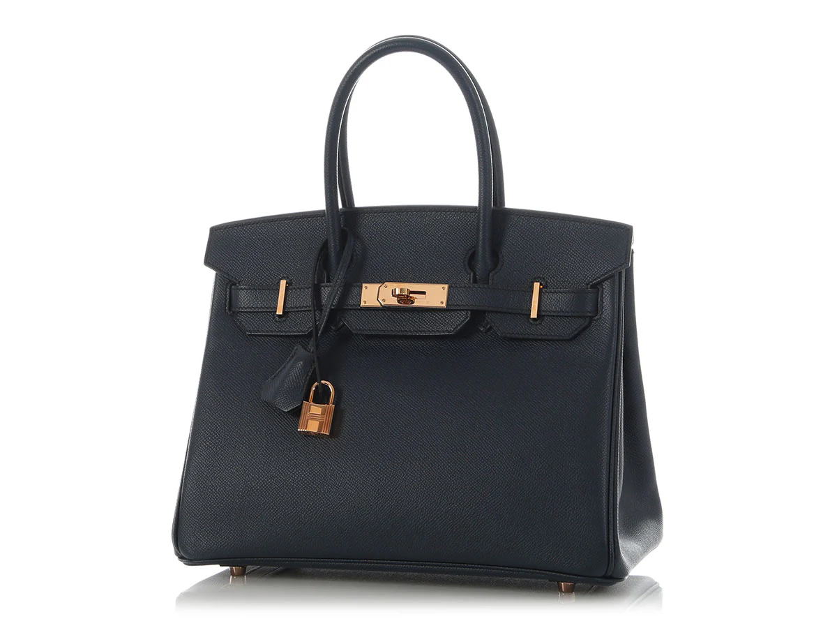 Hermès Bleu Indigo Epsom Birkin 30 - Image 2