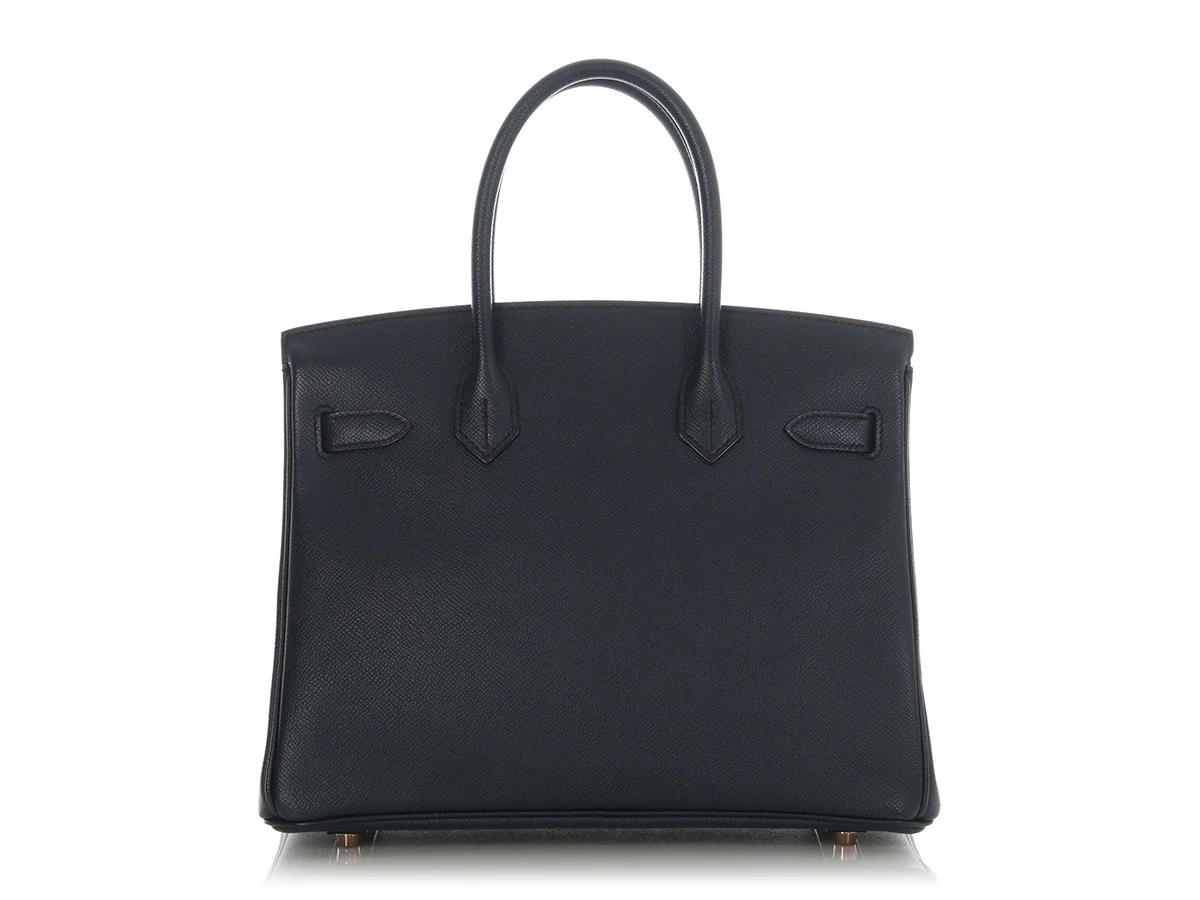 Hermès Bleu Indigo Epsom Birkin 30 - Image 4
