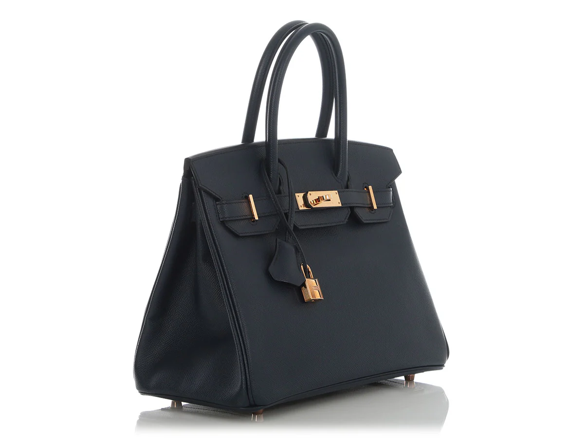 Hermès Bleu Indigo Epsom Birkin 30 - Image 5