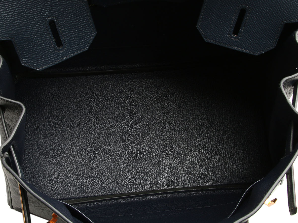 Hermès Bleu Indigo Epsom Birkin 30 - Image 8