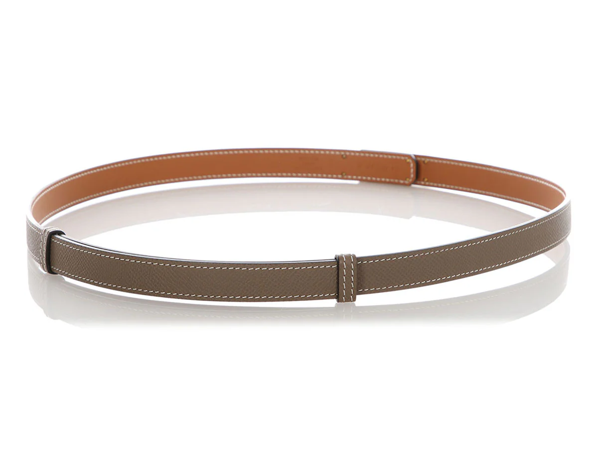 Hermès Etoupe Epsom Kelly Belt 18mm - Image 4