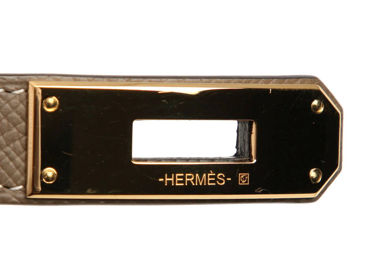 Hermès Etoupe Epsom Kelly Belt 18mm - Image 6