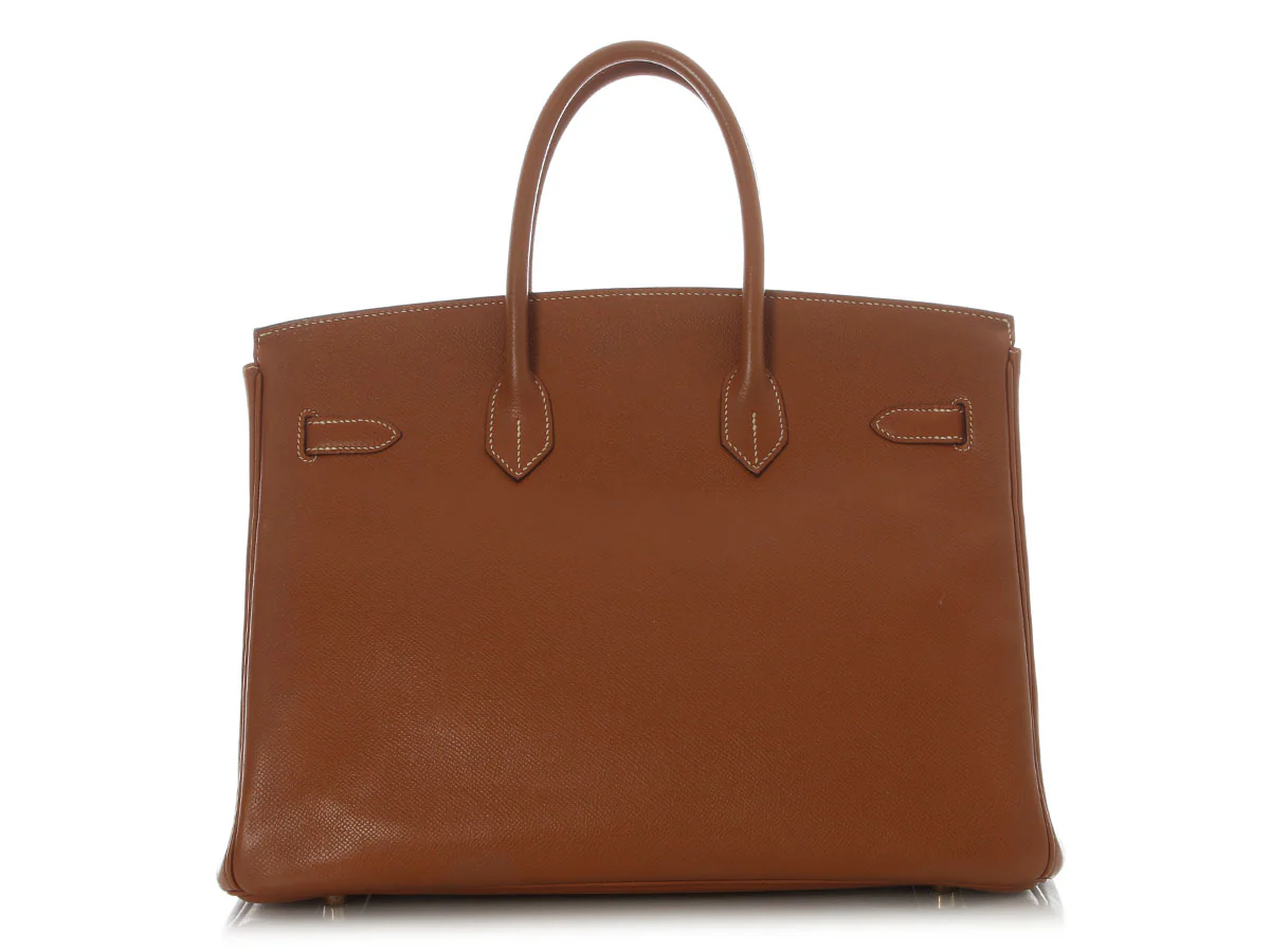 Hermès Gold Epsom Birkin 35 - Image 4