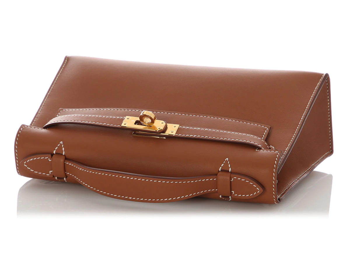 Hermès Gold Swift Kelly Pochette - Image 7