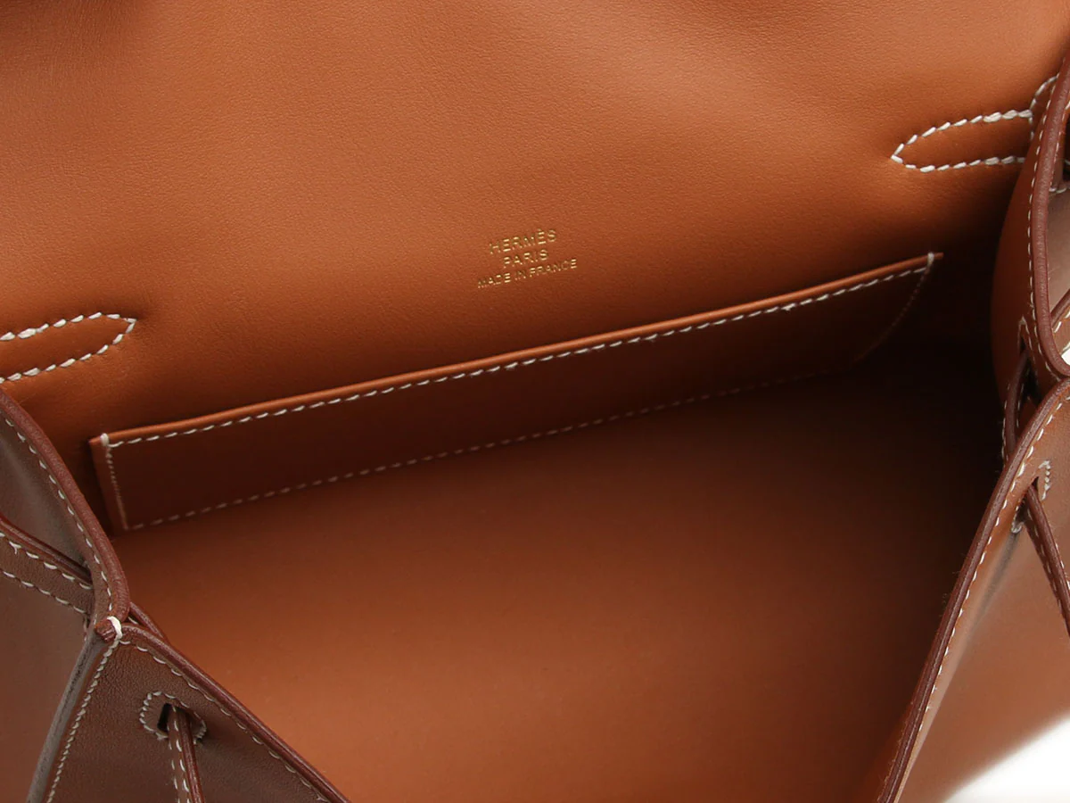 Hermès Gold Swift Kelly Pochette - Image 8