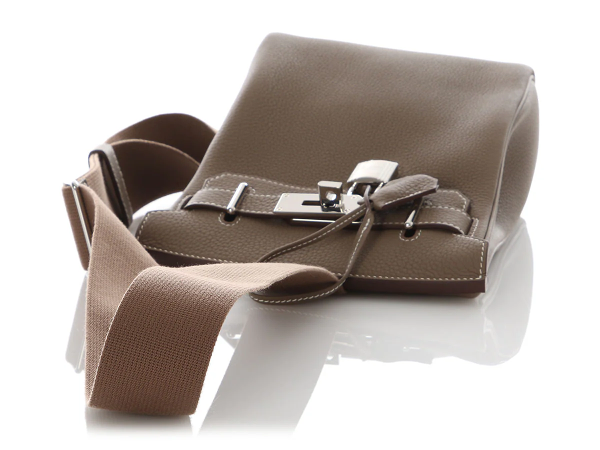 Hermès Etoupe Togo Hac à Dos PM - Image 7