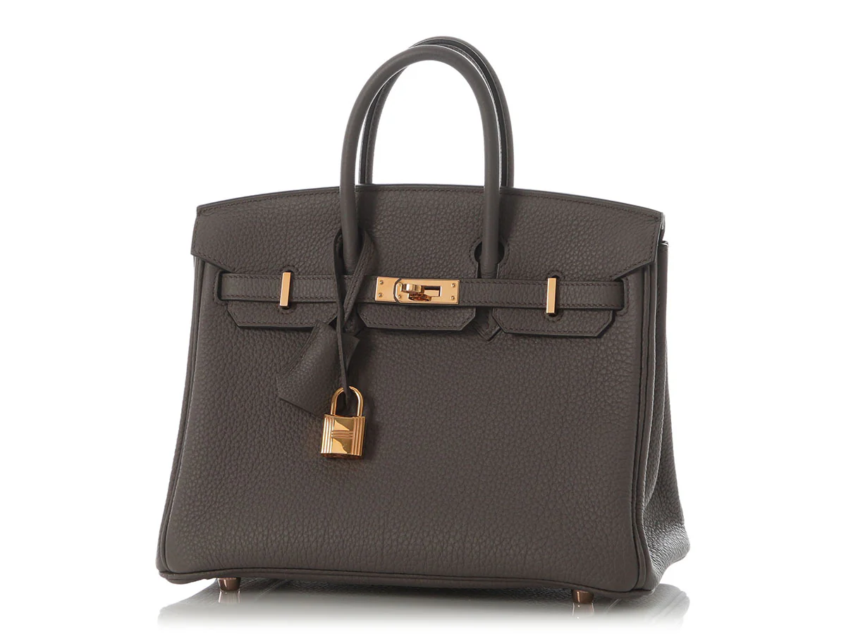 Hermès Etain Togo Birkin 25 - Image 2