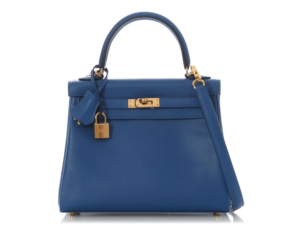 Hermès Bleu France Swift Kelly 25