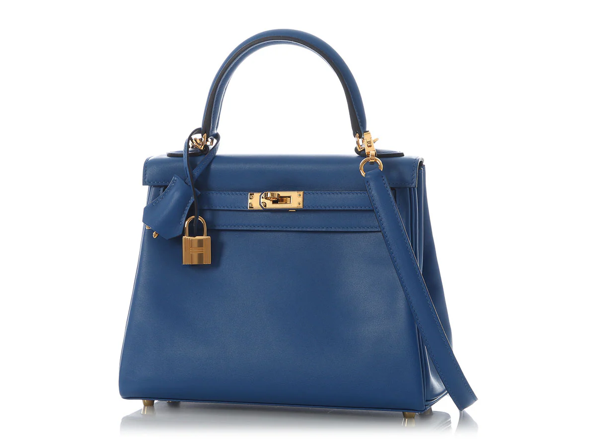 Hermès Bleu France Swift Kelly 25 - Image 2