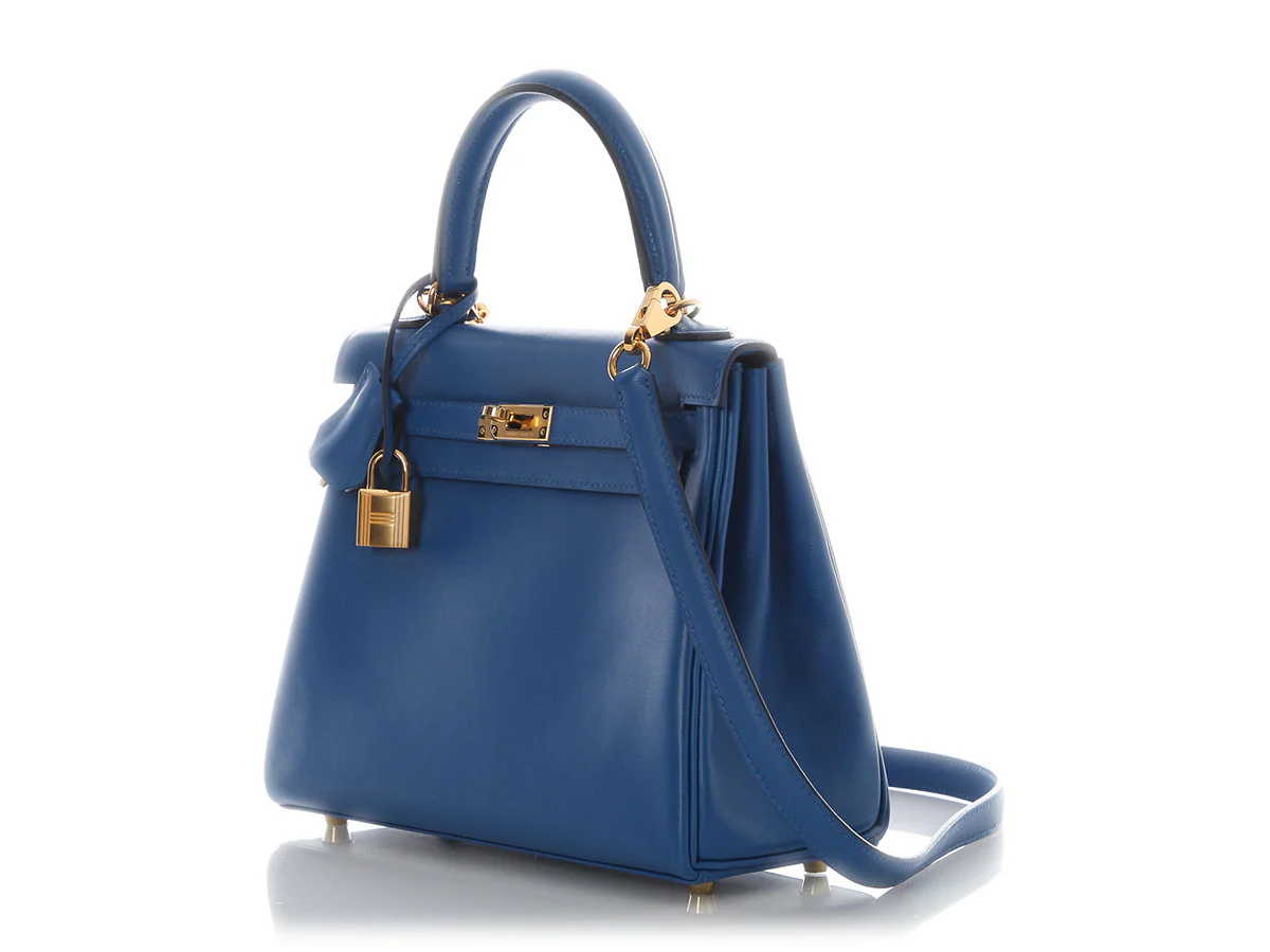 Hermès Bleu France Swift Kelly 25 - Image 3