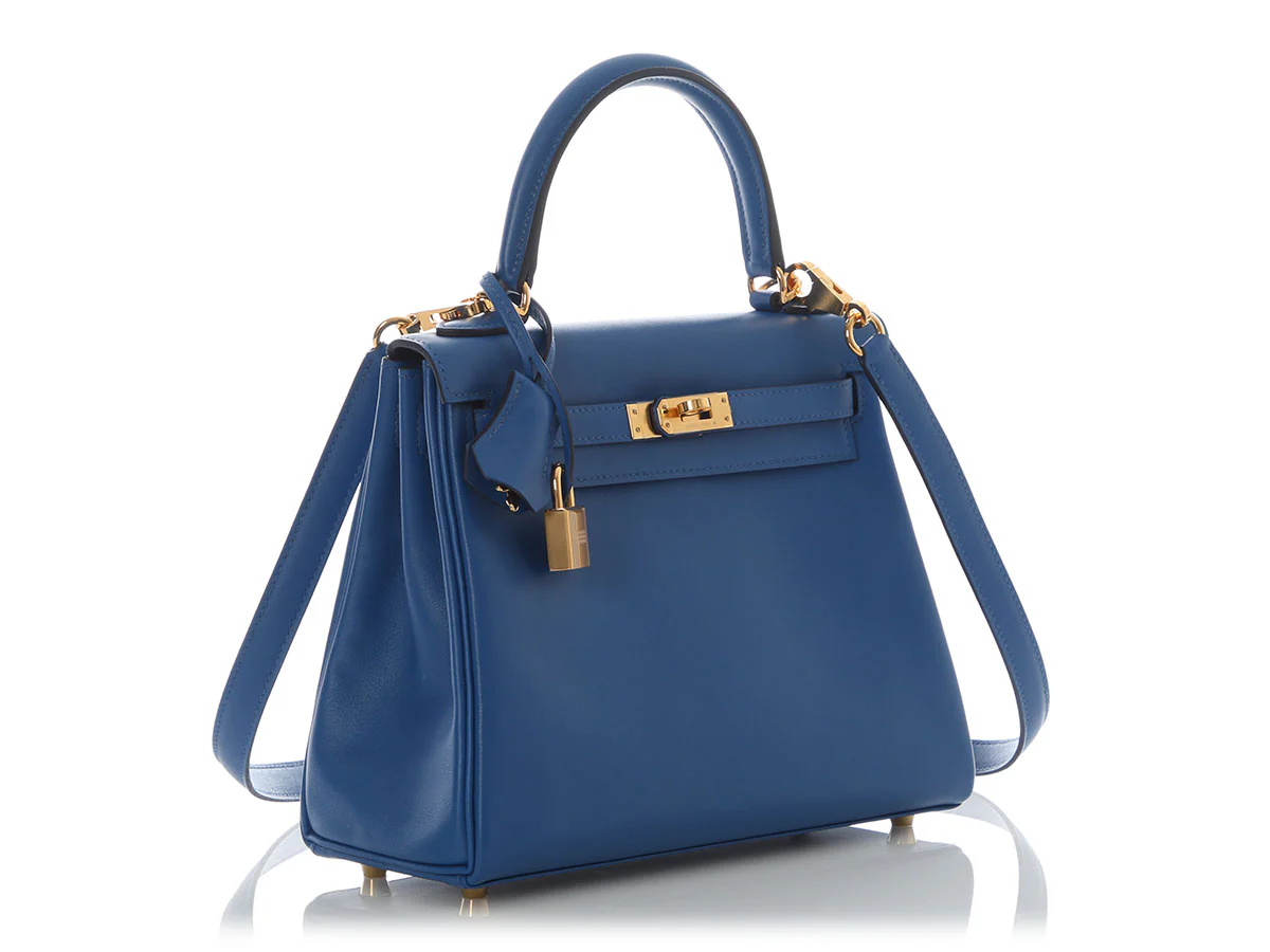 Hermès Bleu France Swift Kelly 25 - Image 5