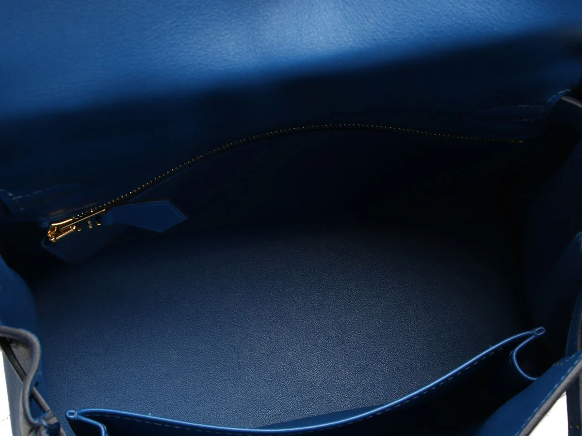Hermès Bleu France Swift Kelly 25 - Image 8