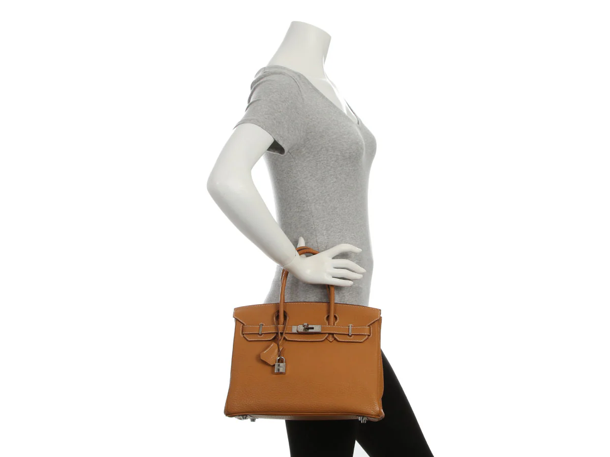 Hermès Natural Sable Fjord Birkin 30 - Image 11