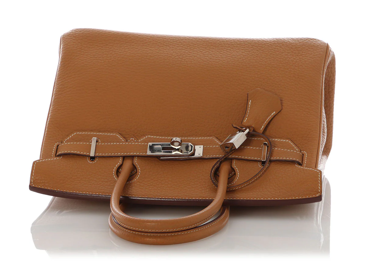 Hermès Natural Sable Fjord Birkin 30 - Image 7
