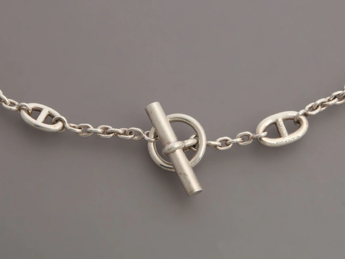 Hermès Sterling Silver Farandole Necklace 120 - Image 4