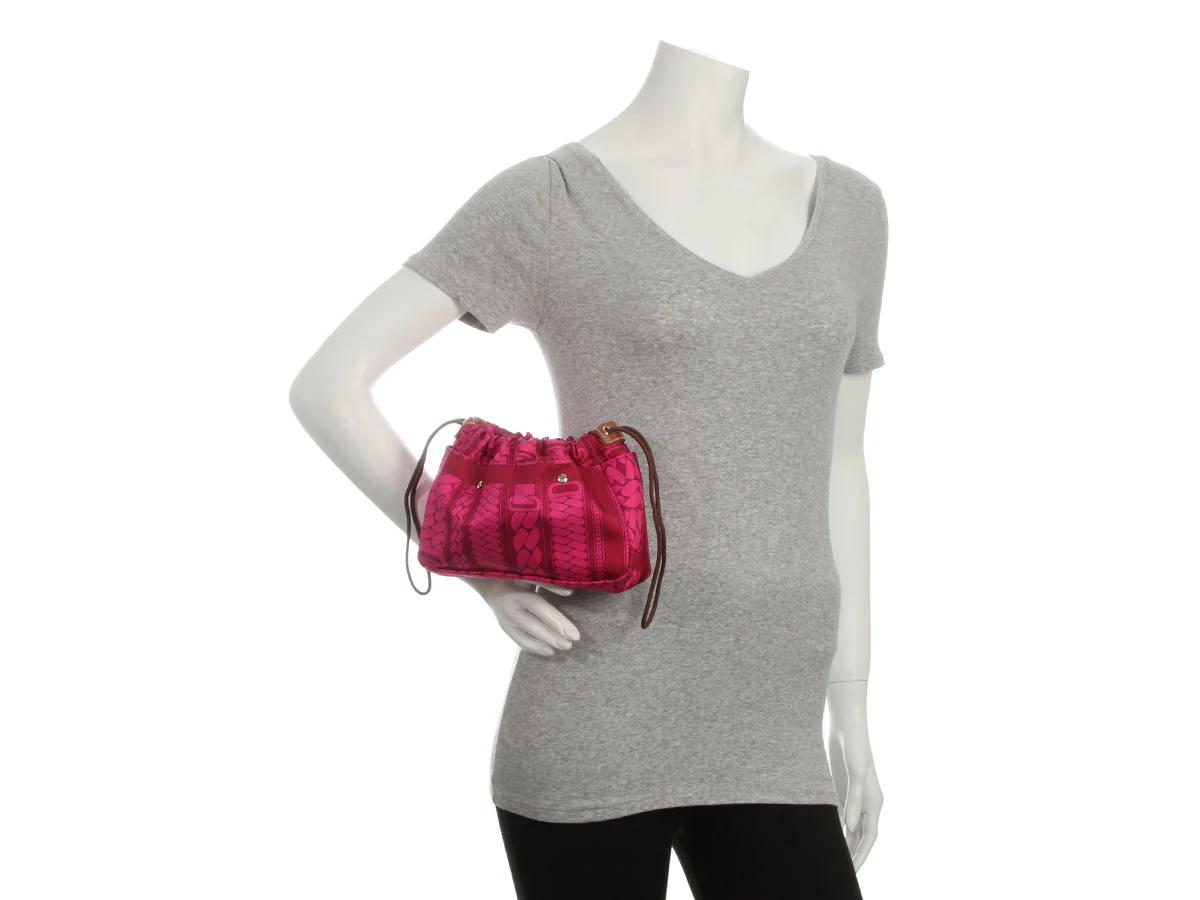 Hermès Pink Silk Clic, C'est Noué Fourbi 20 Insert - Image 10