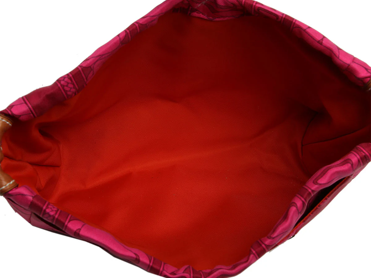 Hermès Pink Silk Clic, C'est Noué Fourbi 20 Insert - Image 8