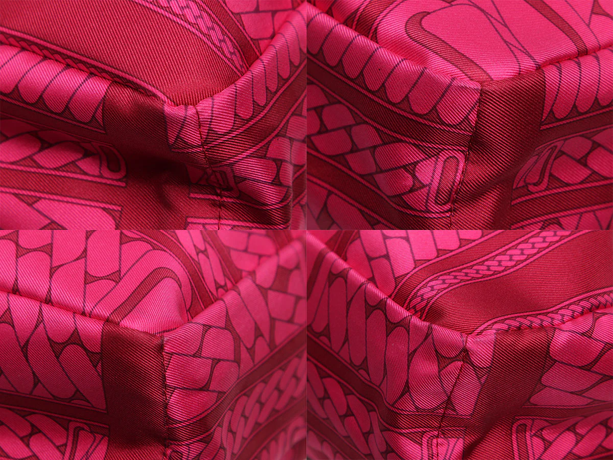 Hermès Pink Silk Clic, C'est Noué Fourbi 20 Insert - Image 9