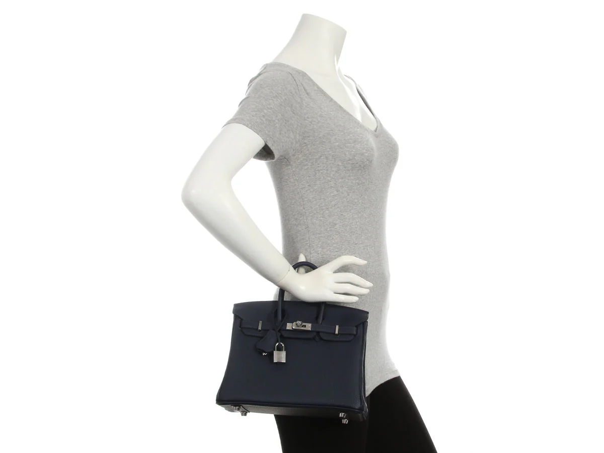 Hermès Bleu Nuit Togo Birkin 25 - Image 11