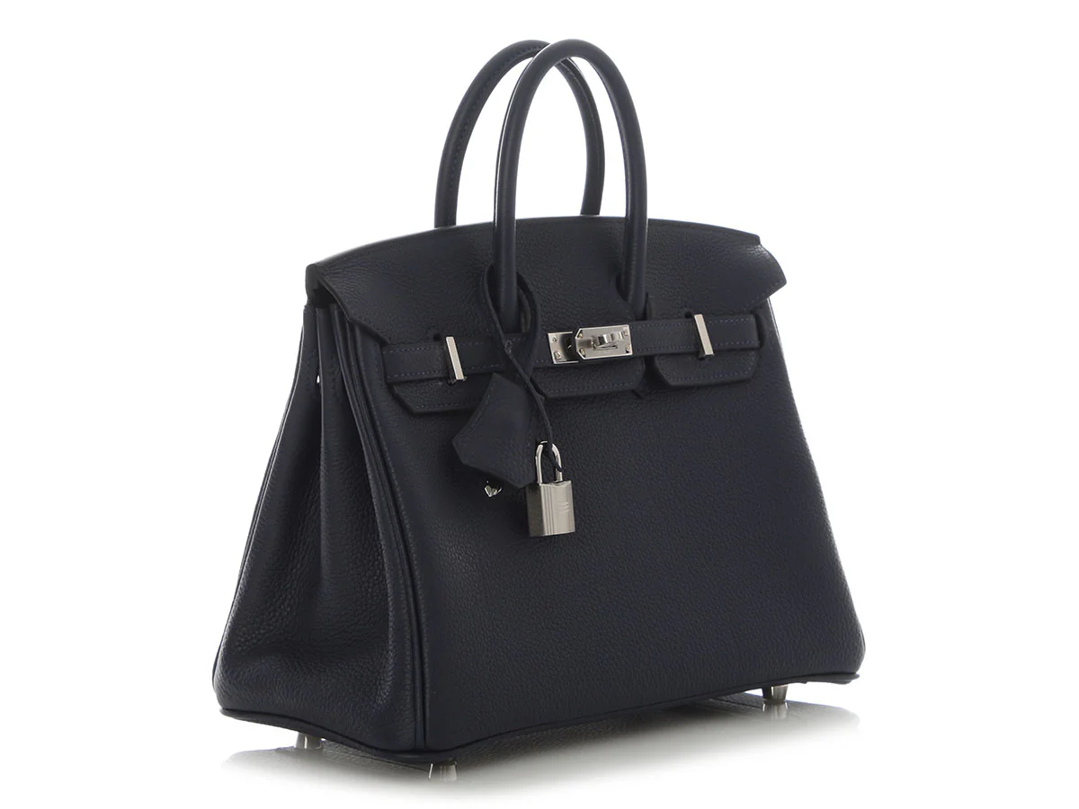 Hermès Bleu Nuit Togo Birkin 25 - Image 5