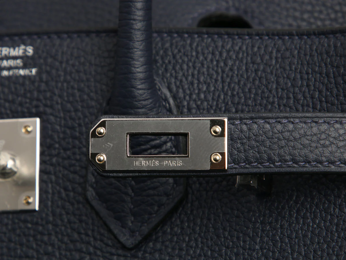 Hermès Bleu Nuit Togo Birkin 25 - Image 9
