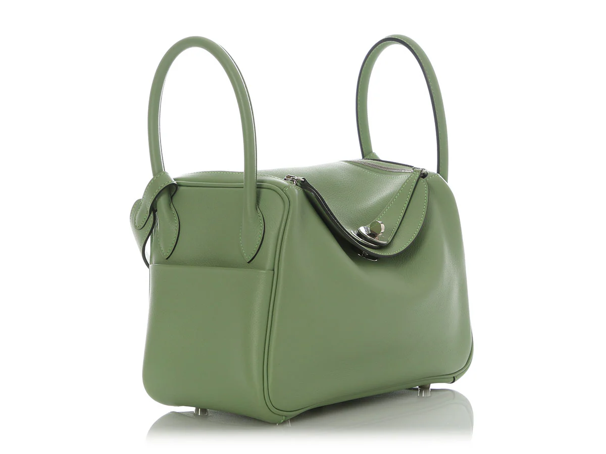 Hermès Vert Criquet Evercolor Lindy 26 - Image 5