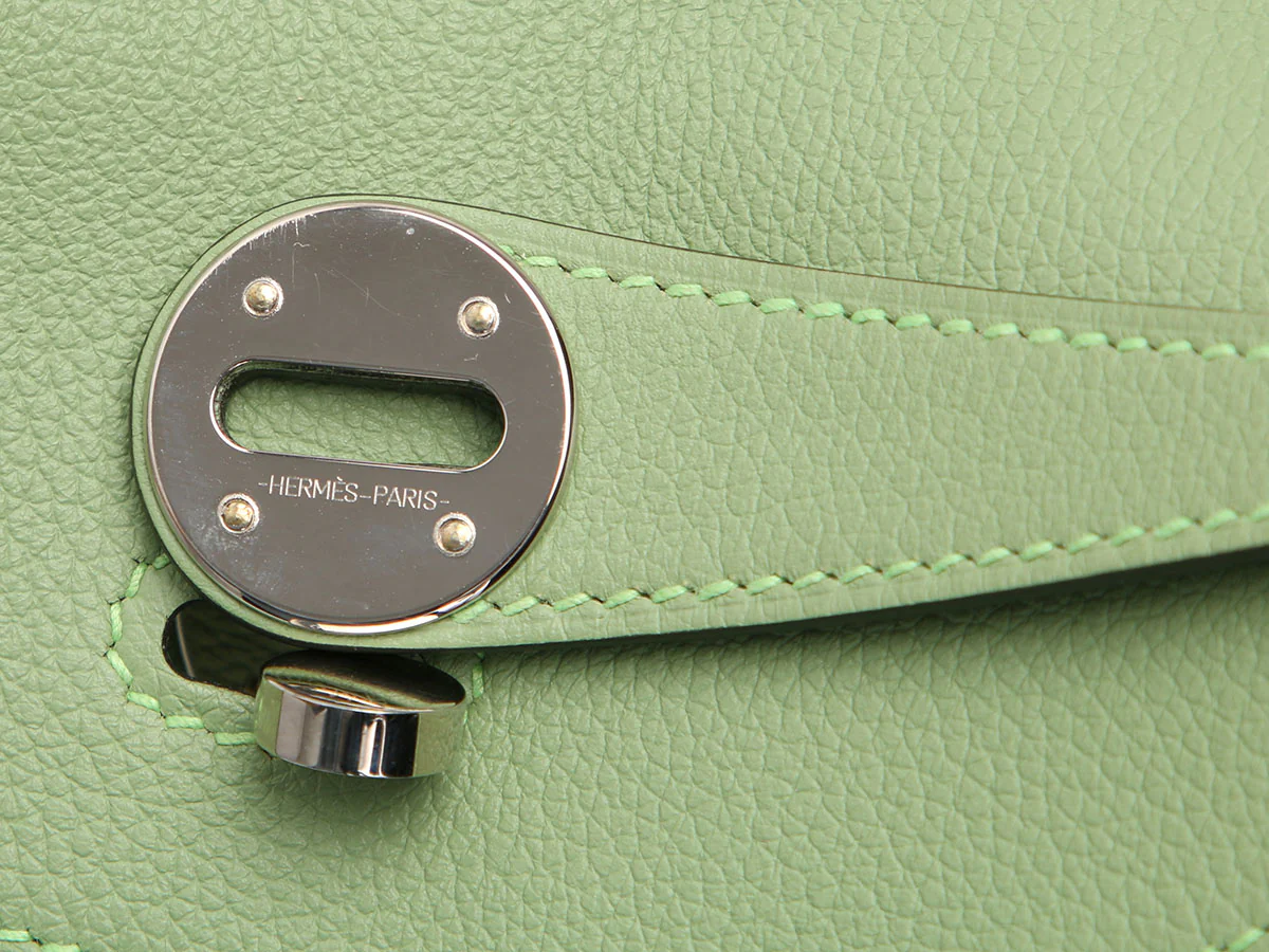 Hermès Vert Criquet Evercolor Lindy 26 - Image 8