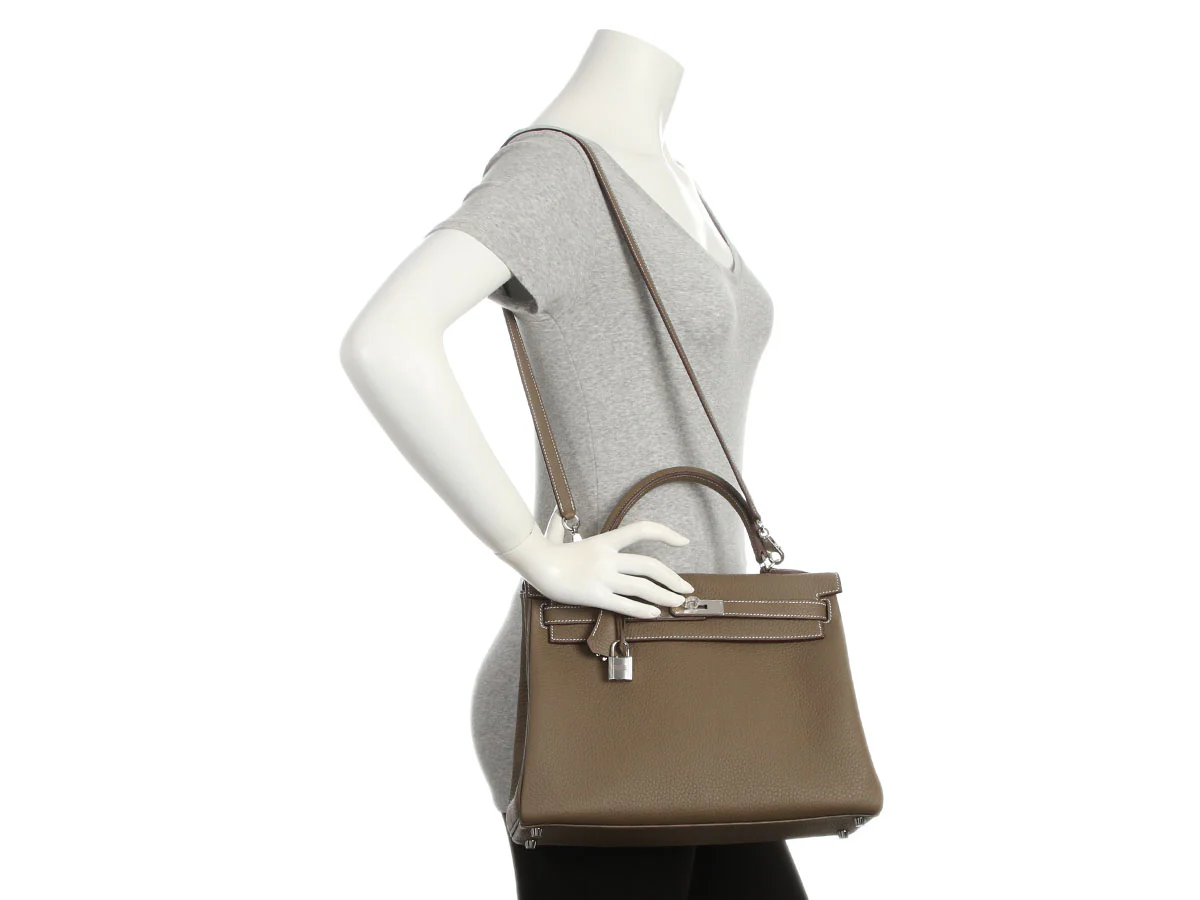 Hermès Etoupe Clémence Kelly 32 - Image 11