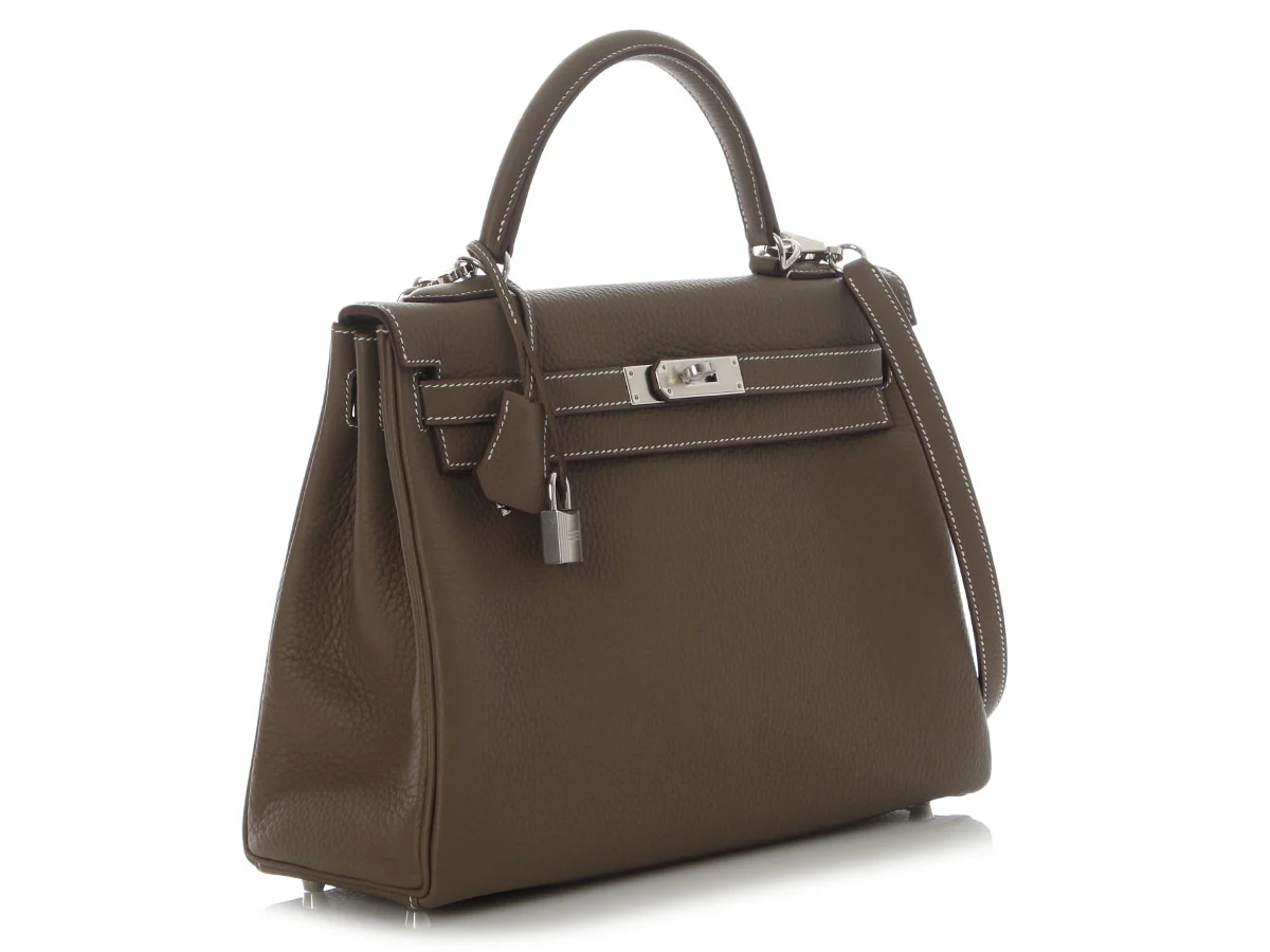 Hermès Etoupe Clémence Kelly 32 - Image 5