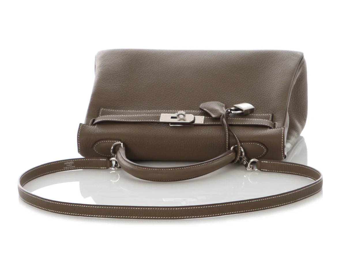 Hermès Etoupe Clémence Kelly 32 - Image 9